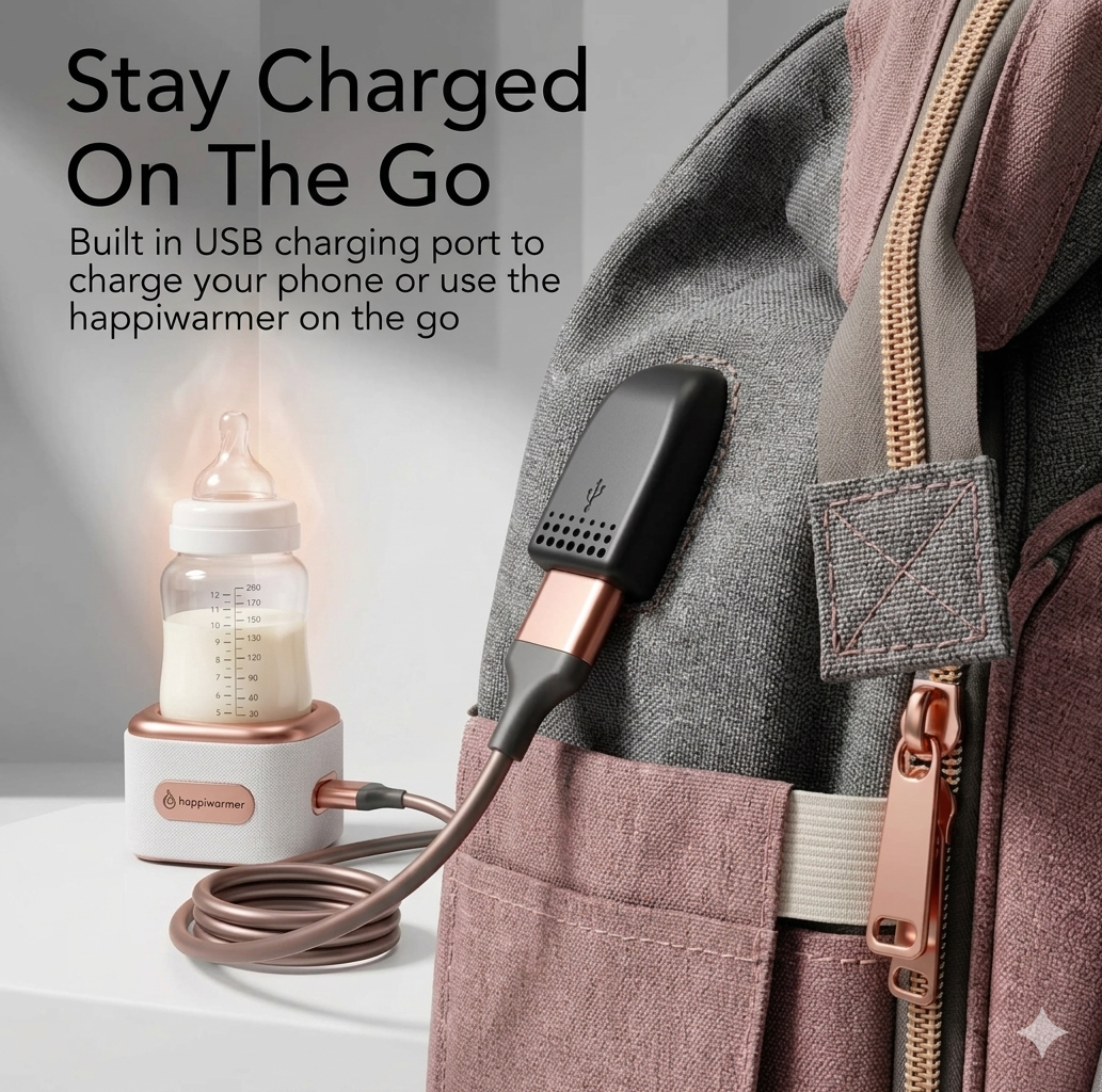 Stylish Diaper Bag for On-the-Go Moms