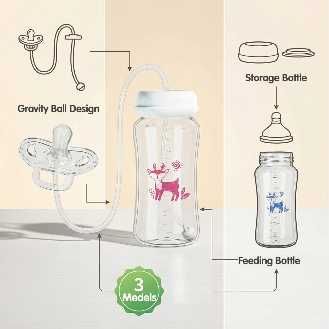 Anti-Colic Wide-Neck Bottle for Newborns