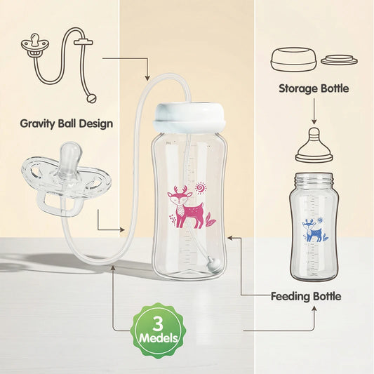 Anti-Colic Wide-Neck Bottle for Newborns
