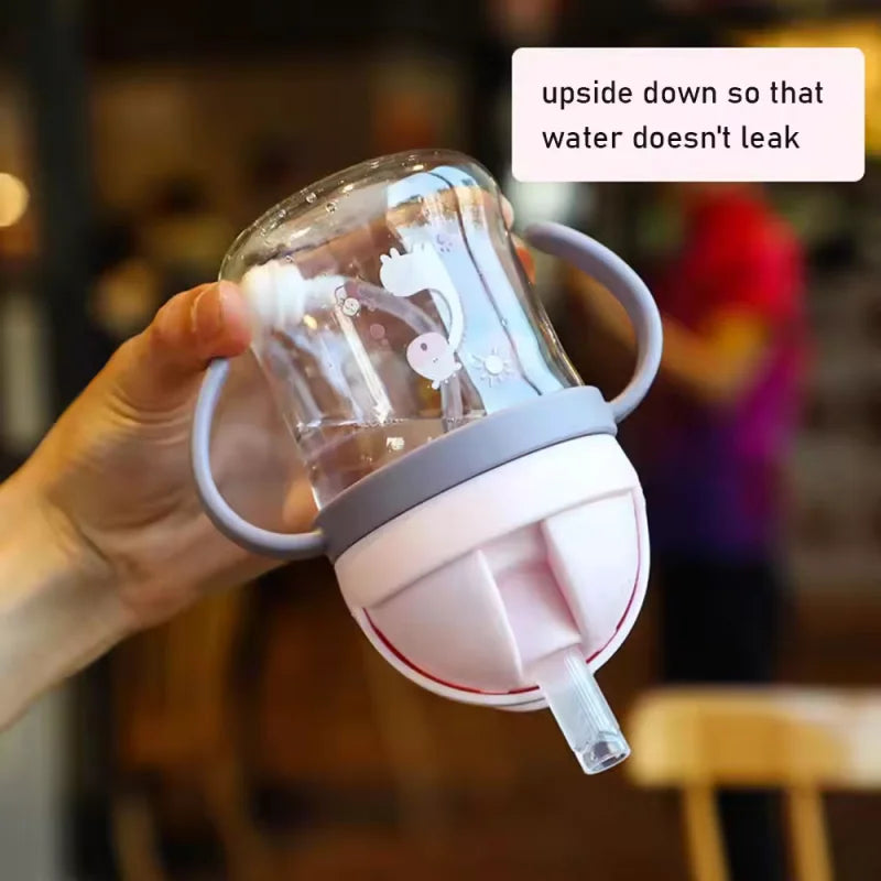 LittleHands Sippy Cup — Twin-Handle Leak-Proof Bottle for Babies