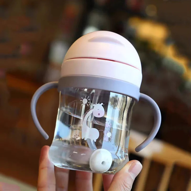 LittleHands Sippy Cup — Twin-Handle Leak-Proof Bottle for Babies