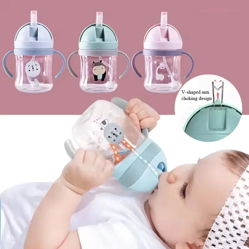 LittleHands Sippy Cup — Twin-Handle Leak-Proof Bottle for Babies