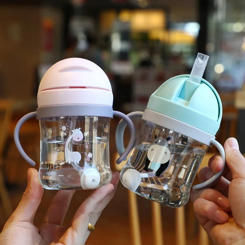 LittleHands Sippy Cup — Twin-Handle Leak-Proof Bottle for Babies