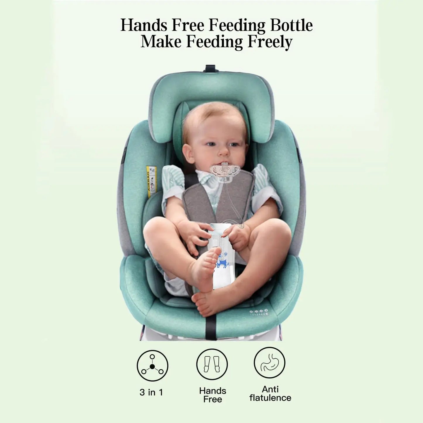 Anti-Colic Wide-Neck Bottle for Newborns